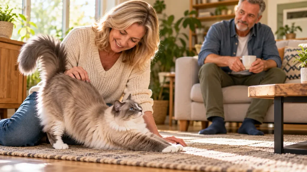 Why Your Cat Might Stretch for You but Ignore Someone Else