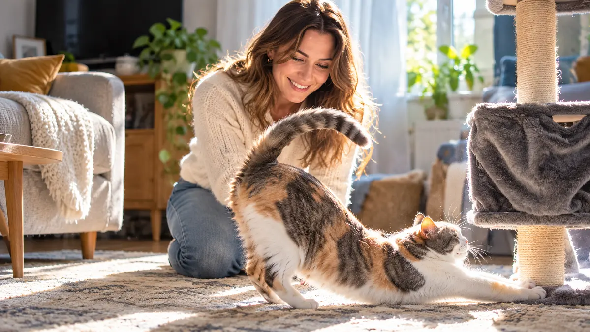 If Your Cat Stretches When They See You, This Is What It Means... 20 If Your Cat Stretches When They See You, This Is What It Means…