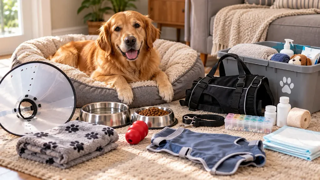 What Supplies Should Be in Your Dog's Surgery Recovery Kit?