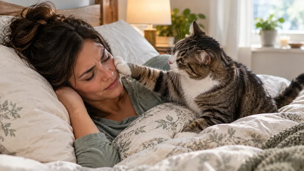 If Your Cat Walks On You at Night, They’re Trying To Tell You This… 6 Your Cat May Be Trying to Wake You Up on Purpose