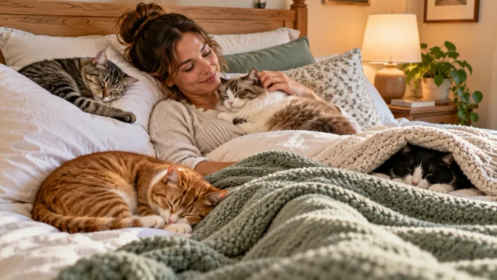 SHOCKING: Does Your Cat Sleep at Your Feet? Here's What It Means 4 Cat