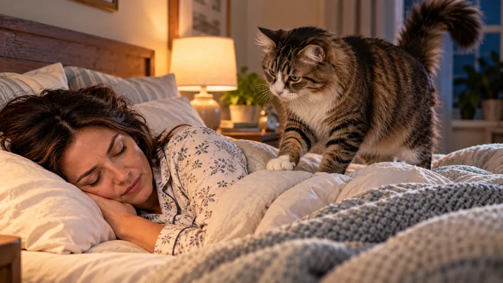 If Your Cat Walks On You at Night, They’re Trying To Tell You This… 8 How to Stop Your Cat Walking on You at Night Without Upsetting Them