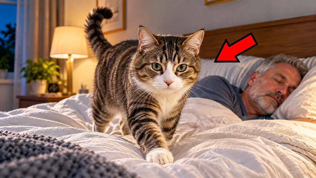If Your Cat Walks On You at Night, They’re Trying To Tell You This… 2 If Your Cat Walks On You at Night, They’re Trying To Tell You This…