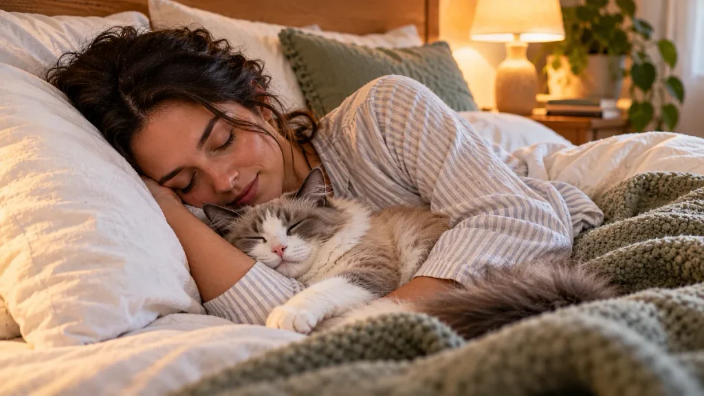 If Your Cat Jumps on Your Bed at Night, Here Is Why 6 Cat