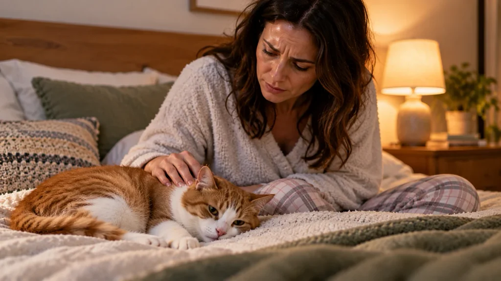 If Your Cat Jumps on Your Bed at Night, Here Is Why 7 Cat