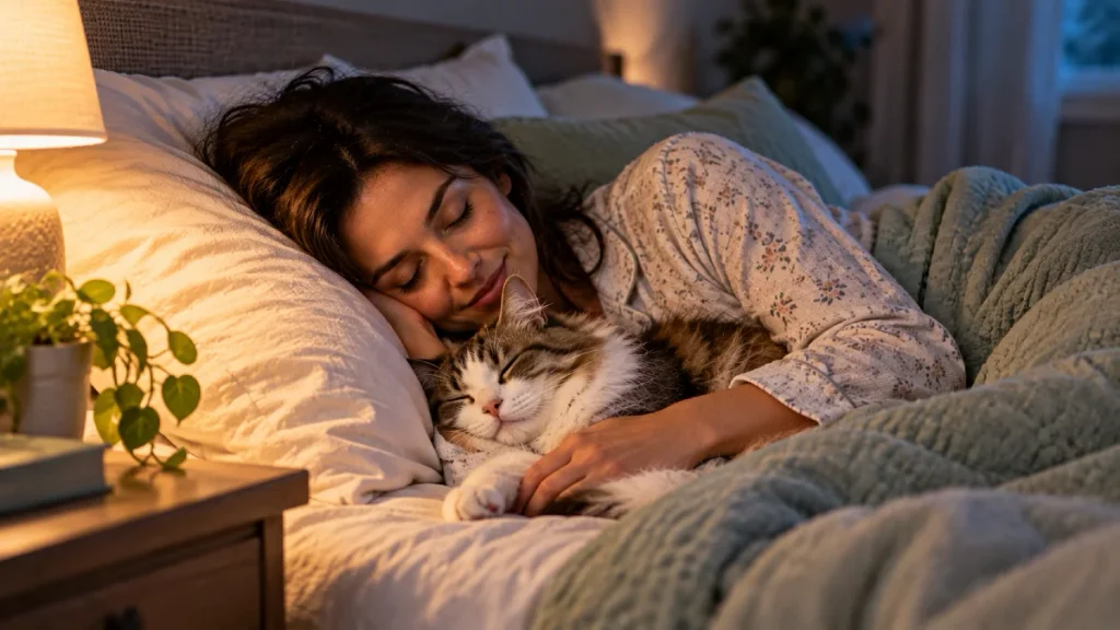If Your Cat Jumps on Your Bed at Night, Here Is Why 8 Cat
