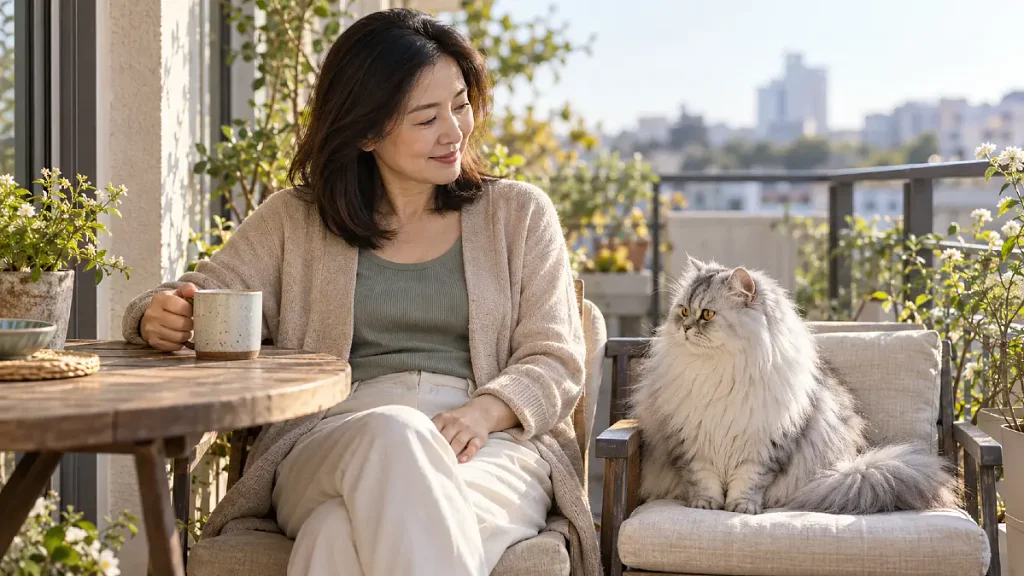 Why Your Cat Stays Near You Without Touching You 5 Cat