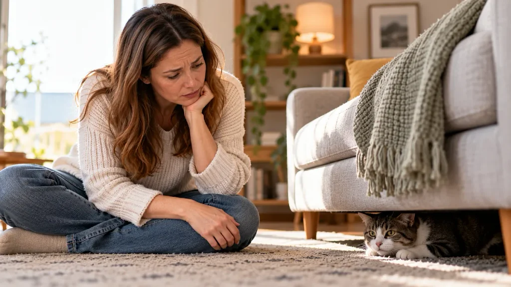 Why Your Cat Stays Near You Without Touching You 8 Cat