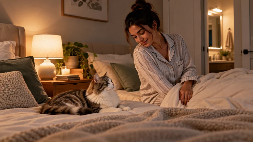 If Your Cat Sleeps With You, They’re Trying to Tell You This! 6 Your Cat May Have Learned Your Bedtime Routine