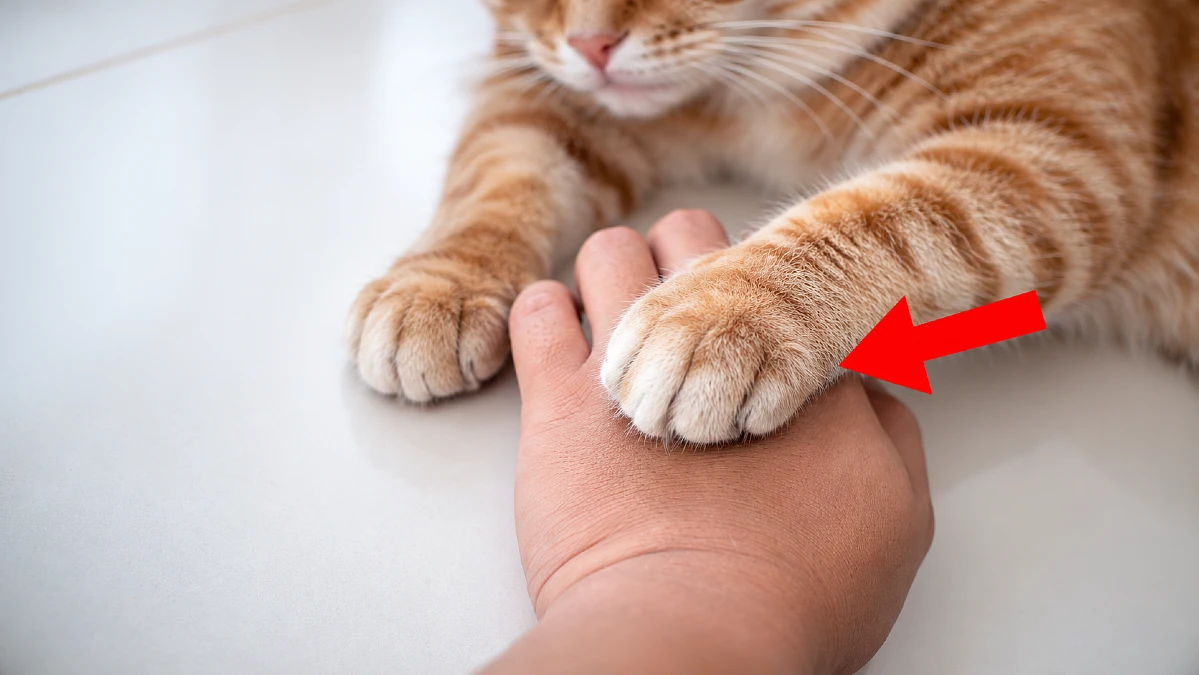 If Your Cat Puts Their Paw on You, They're Trying To Tell You This… 2 If Your Cat Puts Their Paw on You, They’re Trying To Tell You This…