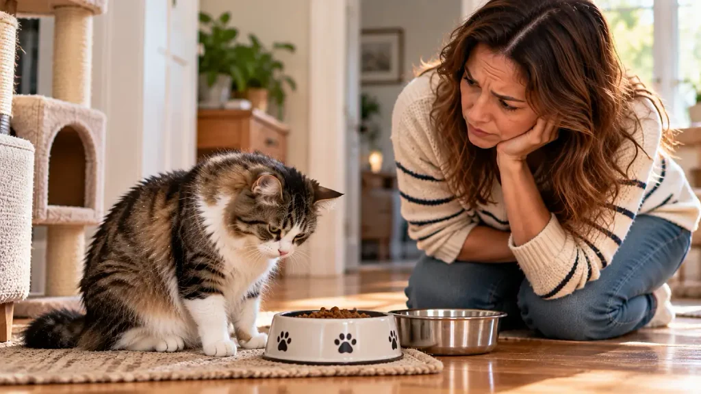 13 Heartbreaking Ways Your Cat Shows They've Missed You - Even If You Think They Didn't 12 Your Cat Stops Eating or Seems Unwell While You're Away