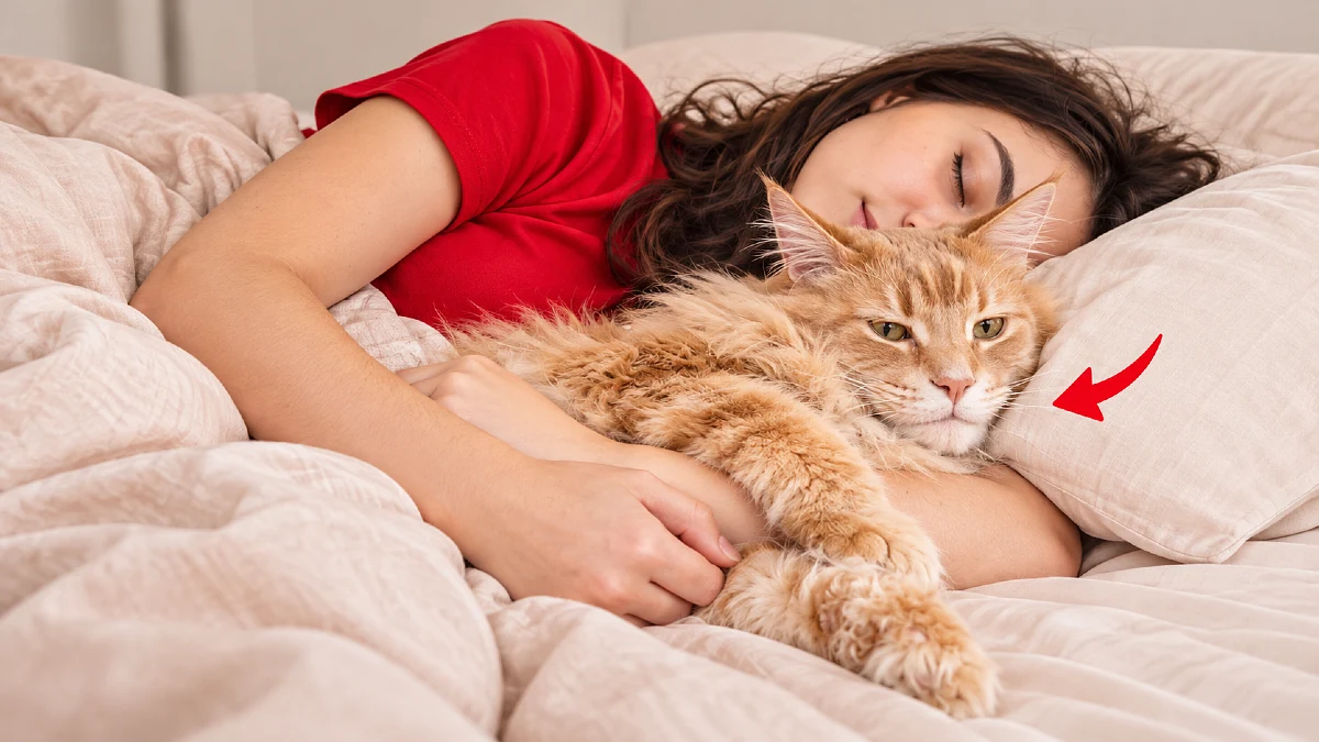 If Your Cat Sleeps With You, They’re Trying to Tell You This! 2 If Your Cat Sleeps With You, They’re Trying to Tell You This!