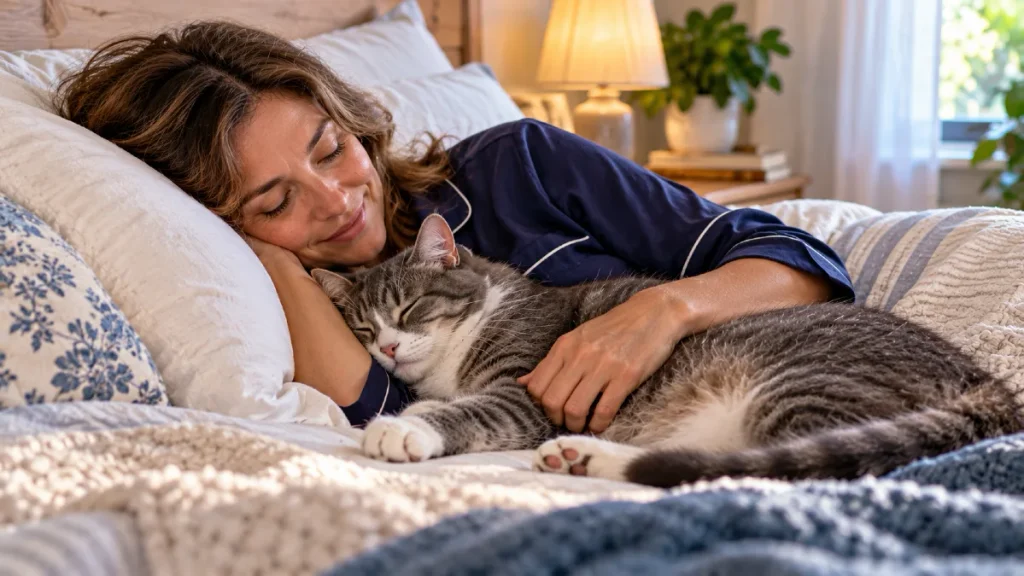 Why Your Male Cat Sleeps With You — Here’s What It Really Means 5 What Your Male Cat's Sleeping Position Really Tells You