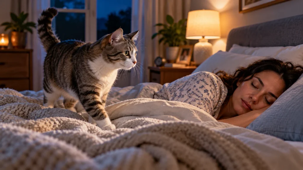 Why Your Male Cat Sleeps With You — Here’s What It Really Means 6 Why Your Cat Wakes Up While You Are Still Sleeping